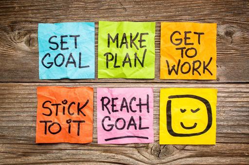 Goal Setting Post-it Notes 