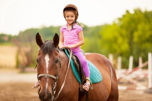 girl riding horse